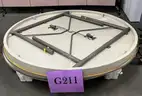 **** VIRCO CORE-A-GATOR 60&#x22; RD. COMMERCIAL LIGHTWEIGHT PLASTIC FOLDING TABLES (2 UNITS) **** (I)