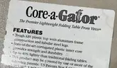 **** VIRCO CORE-A-GATOR 60&#x22; RD. COMMERCIAL LIGHTWEIGHT PLASTIC FOLDING TABLES (2 UNITS) **** (I)