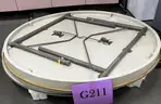 **** VIRCO CORE-A-GATOR 60&#x22; RD. COMMERCIAL LIGHTWEIGHT PLASTIC FOLDING TABLES (2 UNITS) **** (I)