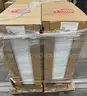 **** MAYLINE WHITE C-FILE 5 DRAWER STEEL FLAT FILE CABINETS WITH DUST COVER 7868DG5 FOR 30 x 42 SHEETS (2 UNITS) *** (I)
