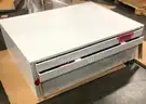 **** MAYLINE WHITE C-FILE 5 DRAWER STEEL FLAT FILE CABINETS WITH DUST COVER 7868DG5 FOR 30 x 42 SHEETS (2 UNITS) *** (I)