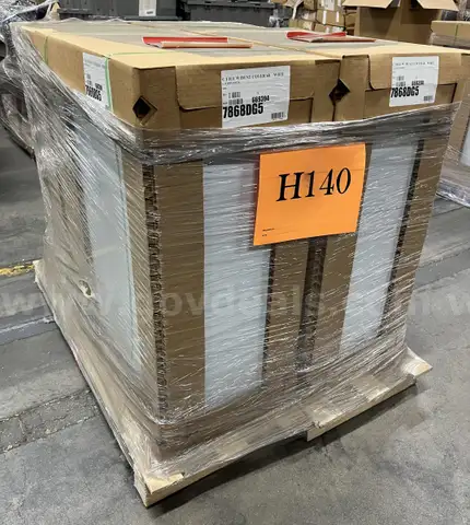 **** MAYLINE WHITE C-FILE 5 DRAWER STEEL FLAT FILE CABINETS WITH DUST COVER 7868DG5 FOR 30 x 42 SHEETS (2 UNITS) *** (I)