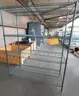 **** 4-TIER WIRE METAL SHELVING RACK (75&#x22; H. x 59 1/2&#x22; W. x 24&#x22; D.) **** (ND)
