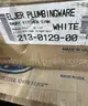 **** WHITE ENAMELED STEEL KITCHEN SINKS WITH 4-FAUCET HOLES (2 UNITS) (32&#x22; x 21&#x22;) **** (I)