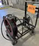 **** METAL RETRACTABLE GREASE HOSE REEL WITH CART **** (I)