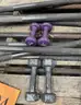 **** METAL BARBELLS AND DUMBBELS (1 PALLET) **** (I)