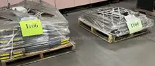 **** STAGING STRAIGHT SEATED RISER SYSTEM WITH GUARD RAILS (2 PALLETS) **** (I)