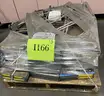 **** STAGING STRAIGHT SEATED RISER SYSTEM WITH GUARD RAILS (2 PALLETS) **** (I)
