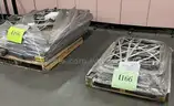 **** STAGING STRAIGHT SEATED RISER SYSTEM WITH GUARD RAILS (2 PALLETS) **** (I)