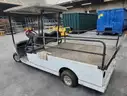 **** 2-PASSENGER ELECTRIC GOLF CART WITH FLATBED **** (Y)