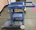 **** HEAVY-DUTY BLUE CUSTODIAL-JANITORIAL CART **** (I)