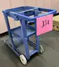 **** HEAVY-DUTY BLUE CUSTODIAL-JANITORIAL CART **** (I)