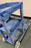 **** HEAVY-DUTY BLUE CUSTODIAL-JANITORIAL CART **** (I)