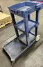 **** HEAVY-DUTY BLUE CUSTODIAL-JANITORIAL CART **** (I)