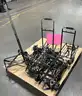 **** FOLDING HAND TRUCK LUGGAGE CARTS WITH BUNGEE CORD (8 UNITS) **** (I)