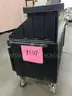**** CAMBRO BLACK MOBILE FOOD &#x26; BEVERAGE VENDING CART **** (I)