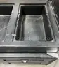 **** CAMBRO BLACK MOBILE FOOD &#x26; BEVERAGE VENDING CART **** (I)