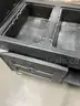 **** CAMBRO BLACK MOBILE FOOD &#x26; BEVERAGE VENDING CART **** (I)