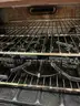 **** WOLF-STAINLESS STEEL 6-BURNER RANGE WITH CONVECTION OVEN AND BACK SPLASH **** (I)