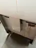 **** WOLF-STAINLESS STEEL 6-BURNER RANGE WITH CONVECTION OVEN AND BACK SPLASH **** (I)