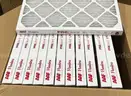 **** PLEATED AIR FILTERS 24&#x22; x 24&#x22; x 2&#x22; (1 PLT.) (ASSORTED BRANDS) (APROX. 12 FILTERS/BOX) **** (I)