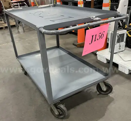 **** INDUSTRIAL METAL UTILITY CART (48&#x22; L. x 30&#x22; W. x 38&#x22; H.) **** (I)