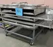 **** LINCOLN- ENODIS PIZZA CONVEYOR GAS OVEN WITH MOBILE STAND AND ACCESSORIES **** (I)