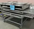 **** LINCOLN- ENODIS PIZZA CONVEYOR GAS OVEN WITH MOBILE STAND AND ACCESSORIES **** (I)