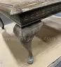 **** 36" SQUARE VINTAGE WOOD COFFEE TABLE **** (I)