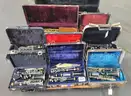 **** ASSORTED WOODWIND AND BRASS MUSICAL INSTRUMENTS (11 UNITS) **** (I)