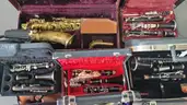 **** ASSORTED WOODWIND AND BRASS MUSICAL INSTRUMENTS (11 UNITS) **** (I)