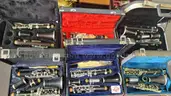 **** ASSORTED WOODWIND AND BRASS MUSICAL INSTRUMENTS (11 UNITS) **** (I)