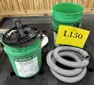 **** GREENLEE 390 LIL FISHER VACUUM-BLOWER WITH EXTRA CONTAINER AND SUPPLIES (1 PALLET) **** (I)