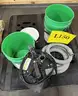 **** GREENLEE 390 LIL FISHER VACUUM-BLOWER WITH EXTRA CONTAINER AND SUPPLIES (1 PALLET) **** (I)