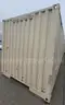 ****  40 FT. STORAGE CONTAINER WITH METAL RACKS, VENTILATION, AND LIGHTING OUTLET **** (P)