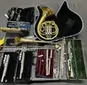 **** ASSORTED BRASS AND WOODWIND MUSICAL INSTRUMENTS **** (I)