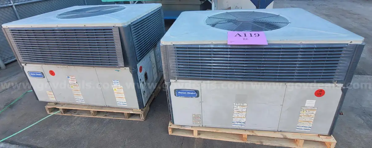 **** AMERICAN STANDARD HVAC UNITS (2 PALLETS) **** (Y)