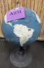 **** VINTAGE 1959 AMERICAN PRINTING HOUSE FOR THE BLIND FLOOR PEDESTAL GLOBE **** (I)