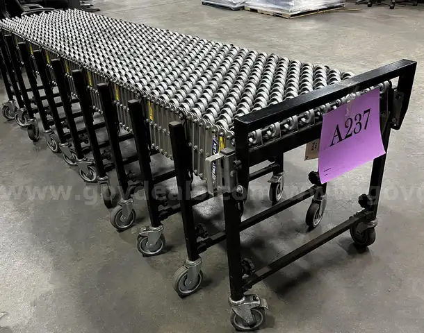 **** ULINE BEST FLEX-200 GRAVITY EXPANDABLE PORTABLE CONVEYOR **** (I)