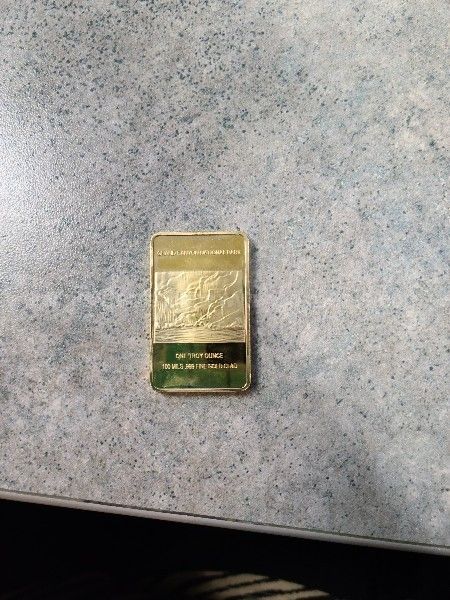 The American Bald Eagle Grand Canyon bar *NOT A SOLID GOLD BAR* | GovDeals