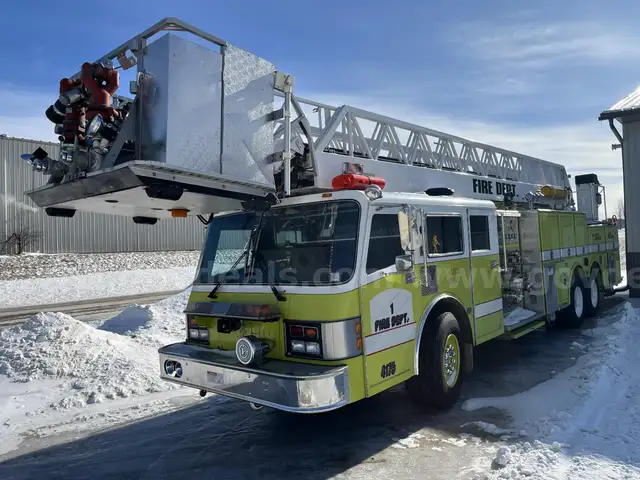 1988 Simon-Duplex/LTI Platform 85' Aerial Fire Truck (BIG BOY)