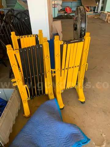 Retractable Yellow Fence *Must be gone by 8/28*
