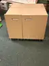Metal rolling cabinet. 22 high, 27 wide, 24 deep