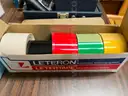 Leteron E-O-S Vinyl Cutter Sign and Label Lettering System w/ 7 Rolls of Tape