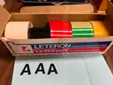 Leteron E-O-S Vinyl Cutter Sign and Label Lettering System w/ 7 Rolls of Tape