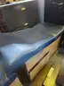 3 Hospital Medical Exam tables with 1 stool.