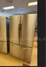 Lot #585; GE French Door Refrigerator