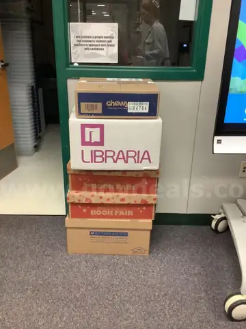 Lot #597; 200 books (5 boxes)