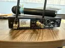 Audio Technica UHF Synthesized diversity Receiver and wireless Mic set