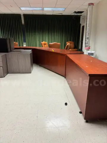 7 Section Board Room Meeting Desk U Shape